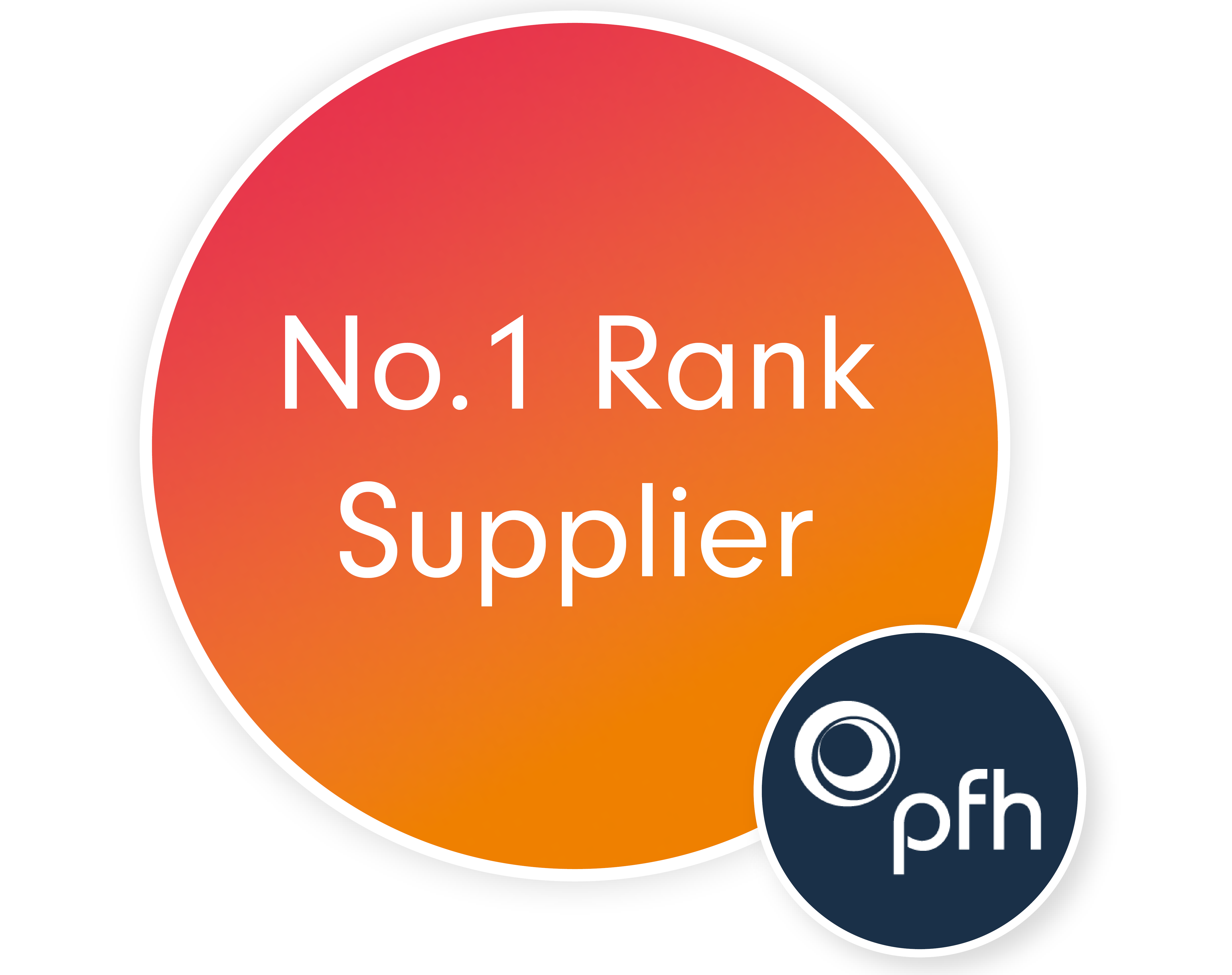PfH Rank 1 supplier logo