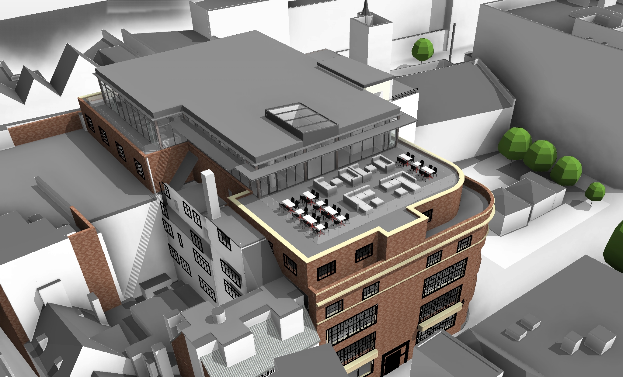 Aerial Overview – HoF Exeter