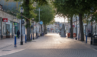 Empty high street