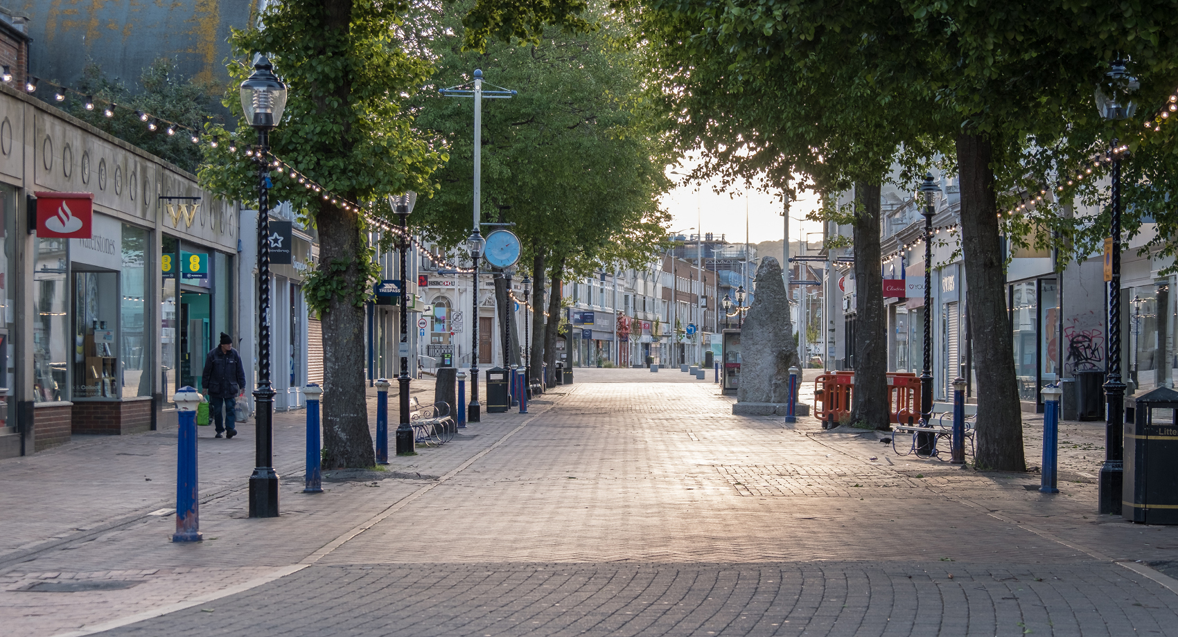 Empty high street
