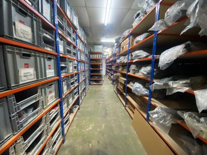 £400,000 (cost) of Motor Spares and Associated Stock, Racking, etc (subject to availability)