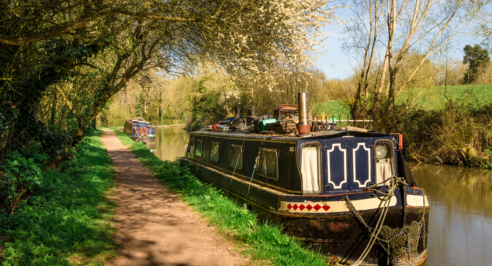 canal boat walkway